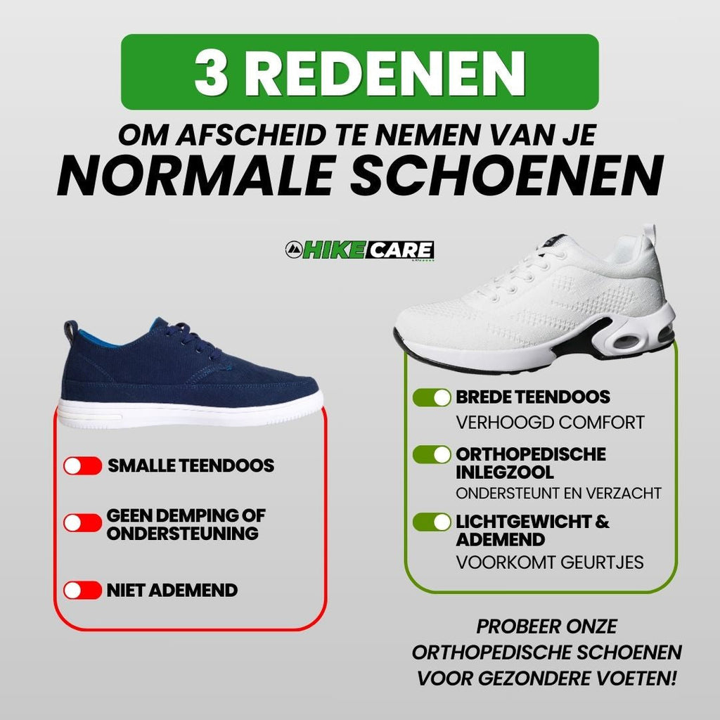 OrthoCare - Chaussures ergonomiques anti-douleur - Offre Spéciale 1+1 Gratuit