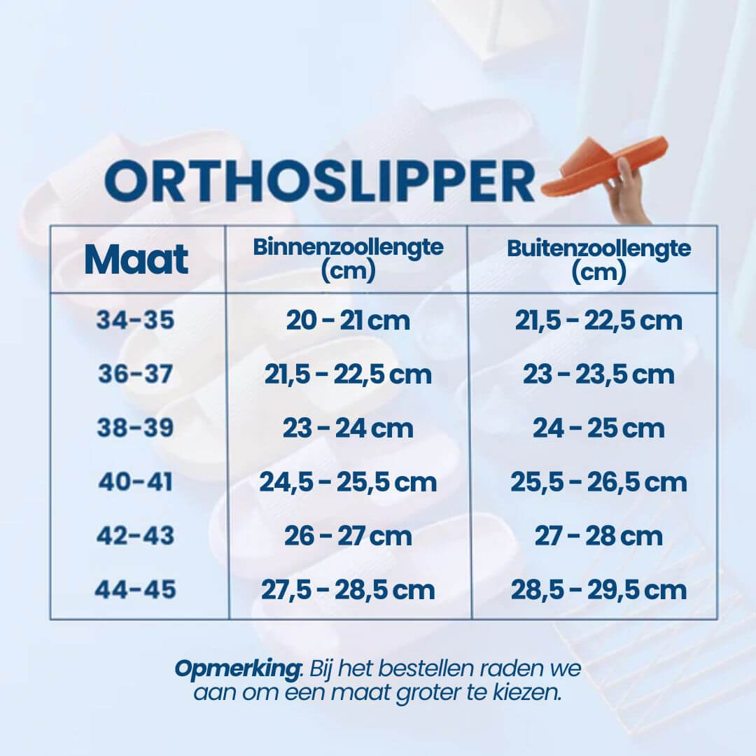 Orthoslipper — Pantoufles confortables et anti-douleur | Antidérapantes et légères comme une plume