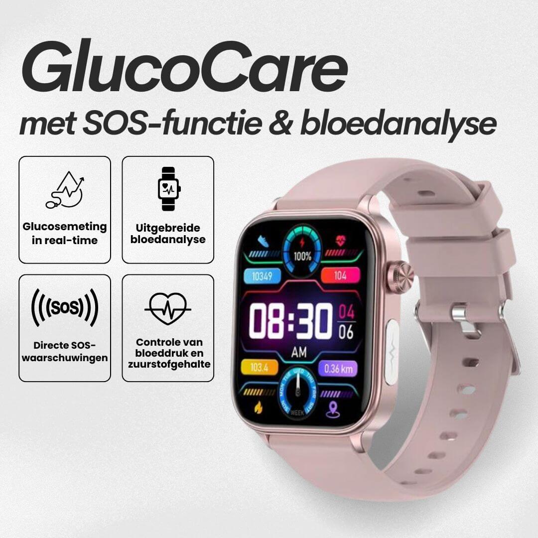 GlucoCare SOS - avec fonction SOS incluant la détection de chute et la mesure certifiée de la glycémie (2026) - Original