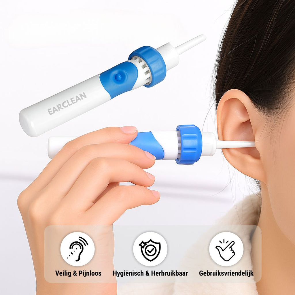 EarClean - Pour des oreilles propres et une meilleure audition – sans coton-tiges