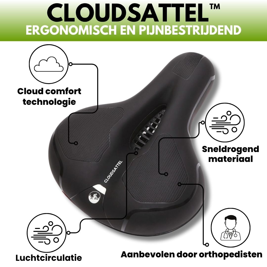 Cloudsattel - Selle de vélo ergonomique et antidouleur pour tous les vélos