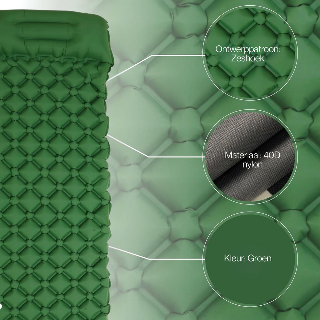 XPERTmatte Pro - Matelas de couchage gonflable pour des nuits reposantes