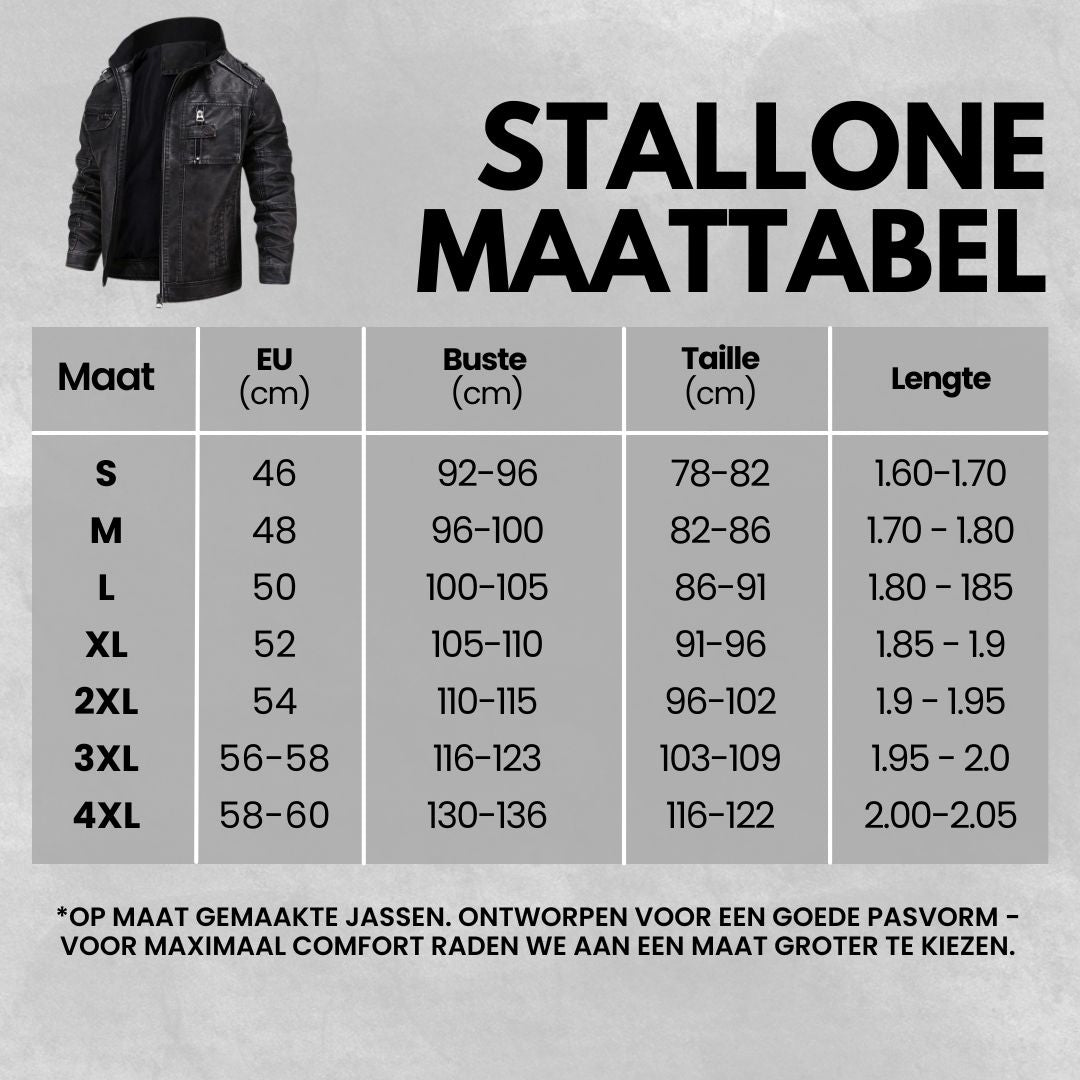 Stallone - Veste en Cuir Haut de Gamme