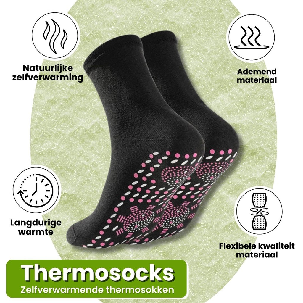 CHAUSSETTES THERMIQUES – Chaussettes thermiques auto-chauffantes – Taille unique unisexe