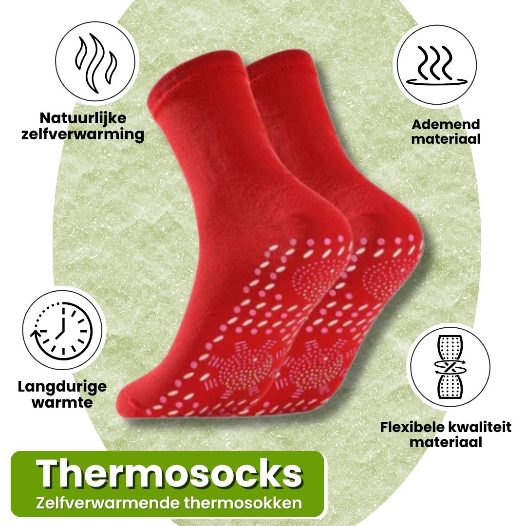 CHAUSSETTES THERMIQUES – Chaussettes thermiques auto-chauffantes – Taille unique unisexe