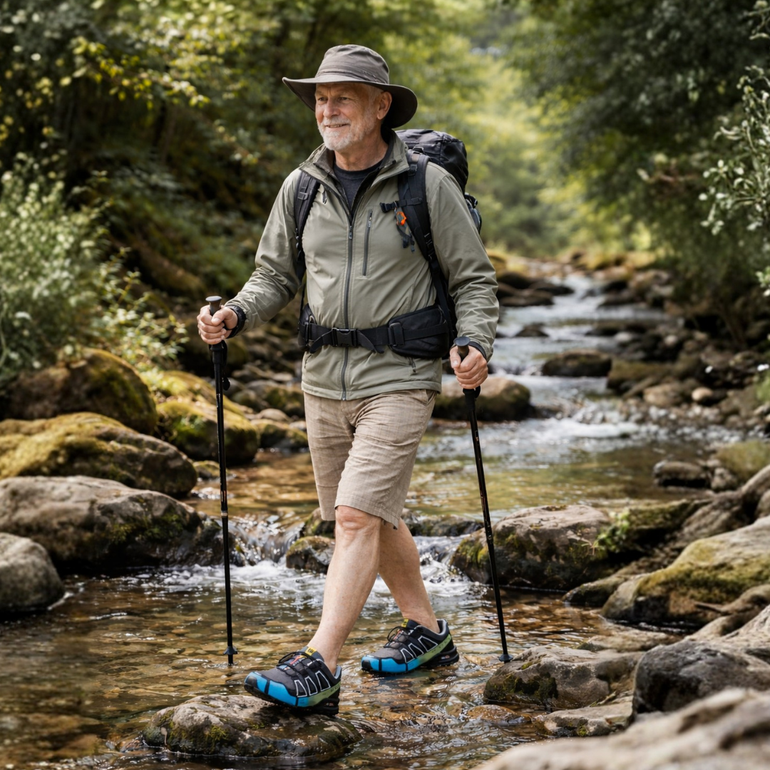 OrthoTrekking – Chaussures de trekking et de randonnée ergonomiques, imperméables et anti-douleur