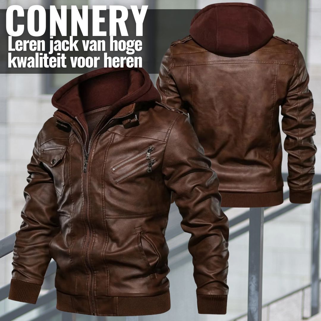 Connery – Blouson en cuir de qualité supérieure pour homme