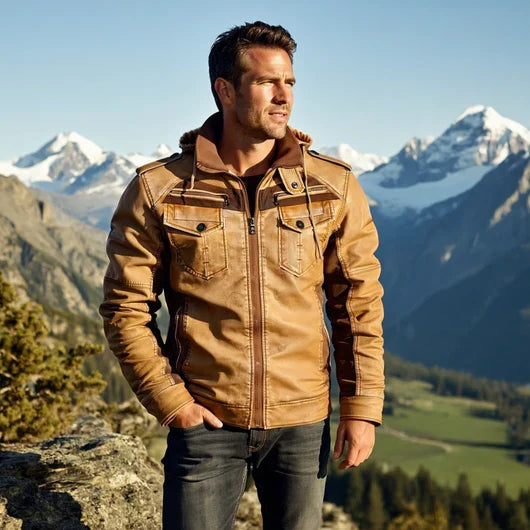 Eastwood - Chaqueta de Cuero de Alta Calidad