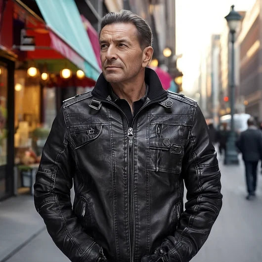 Stallone - Veste en Cuir Haut de Gamme