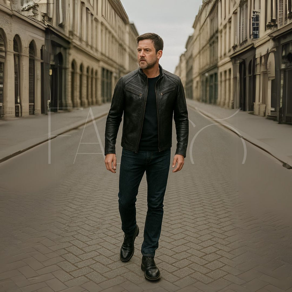 Falco – Blouson en cuir de haute qualité