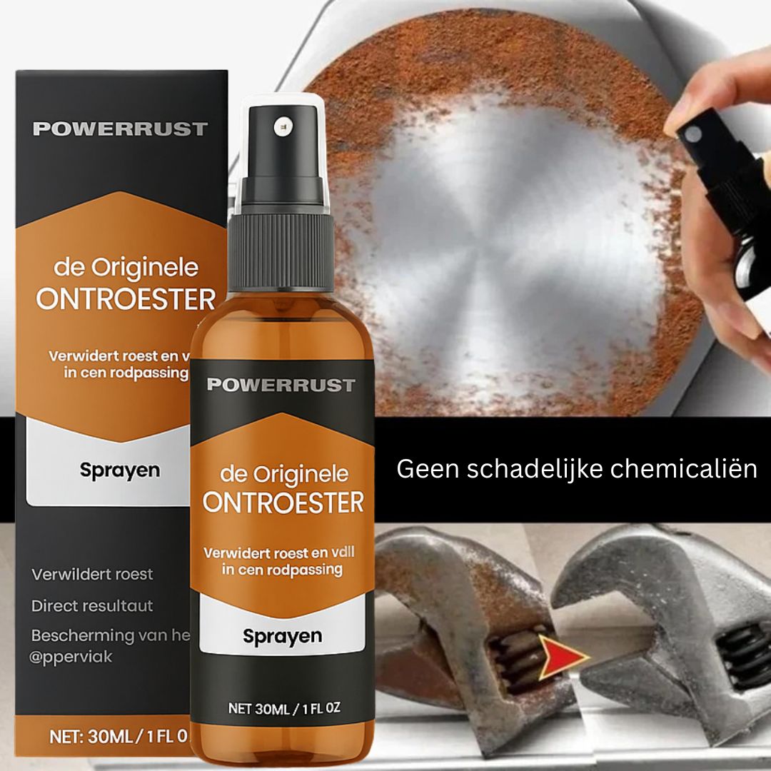 PowerRust Antirouille – élimine la rouille, même tenace, en quelques secondes