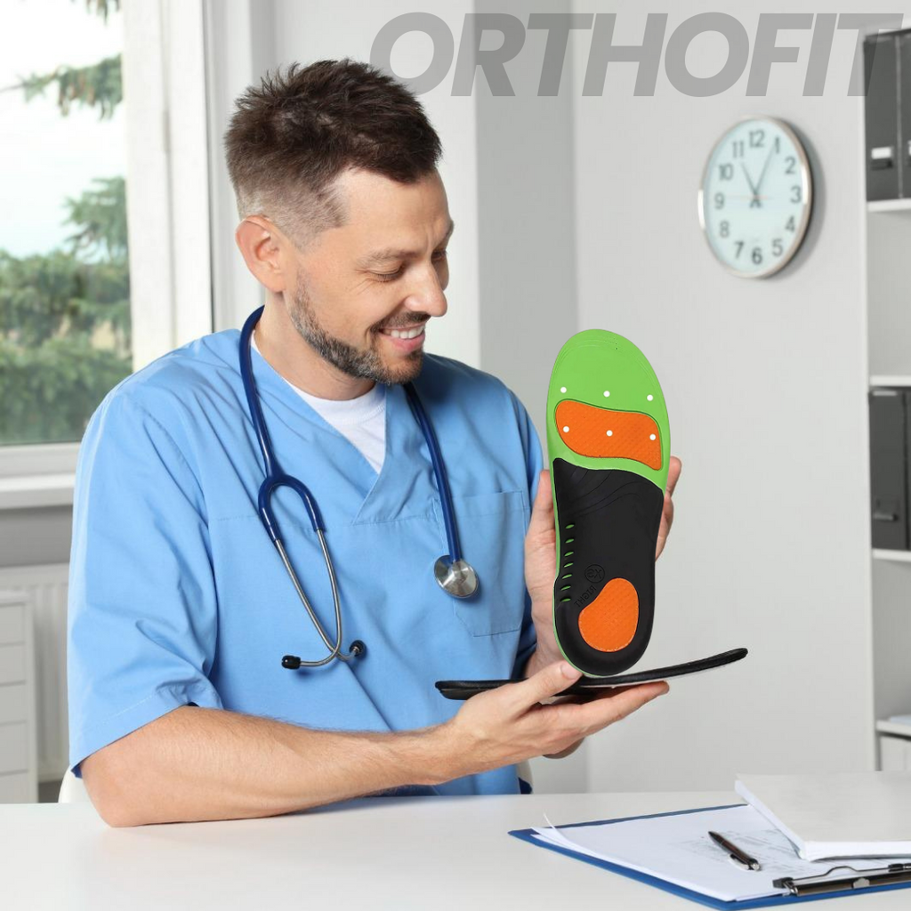 Orthofit - Orthopedische en Pijnverlichtende Inlegzolen, Gemaakt Voor Alle Schoenen (2 stuks voor beide voeten)