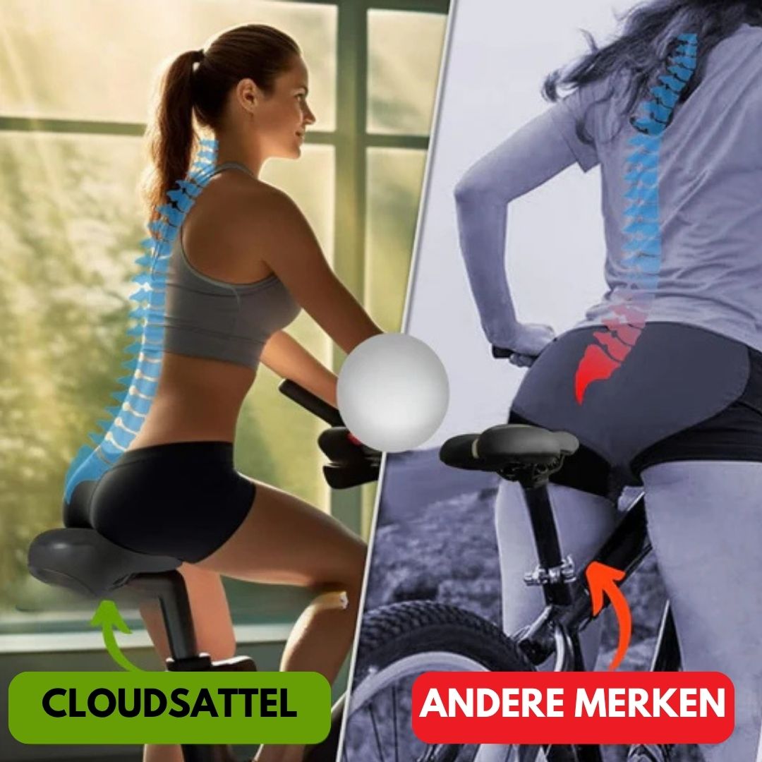Cloudsattel - Selle de vélo ergonomique et antidouleur pour tous les vélos