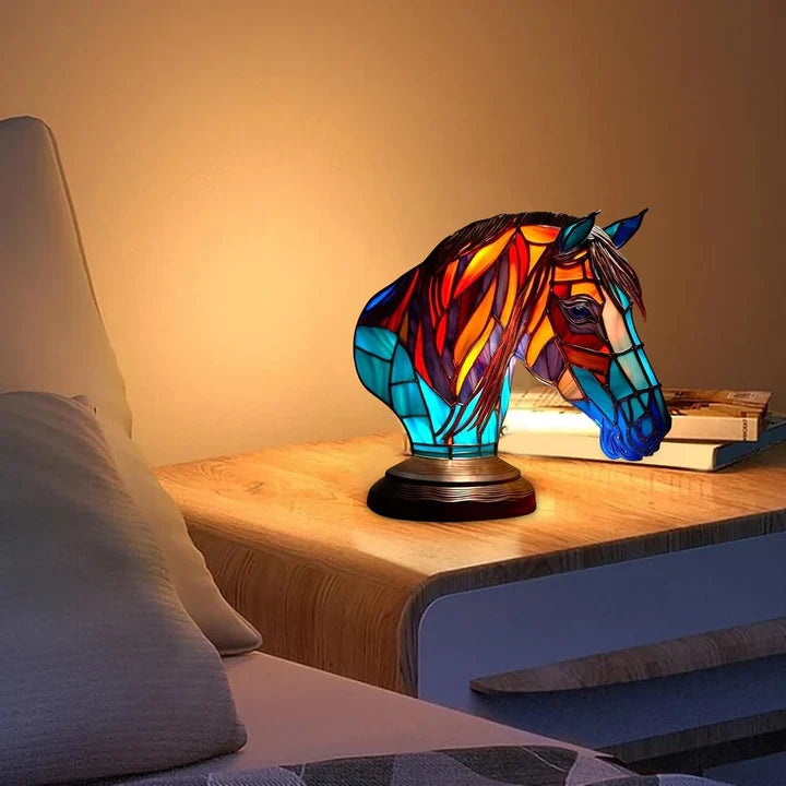 LichtPaard - handgemaakte lamp die harten laat stralen