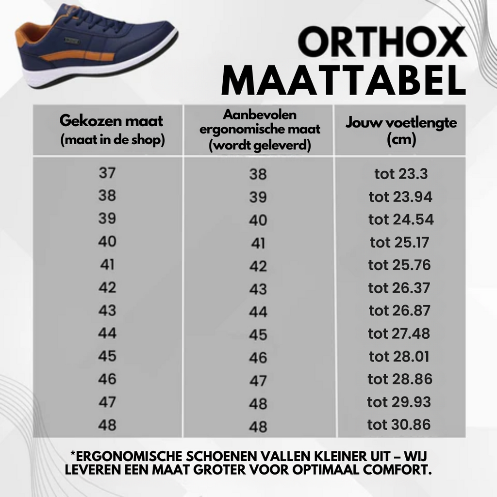 OrthoX comfortabele schoenen