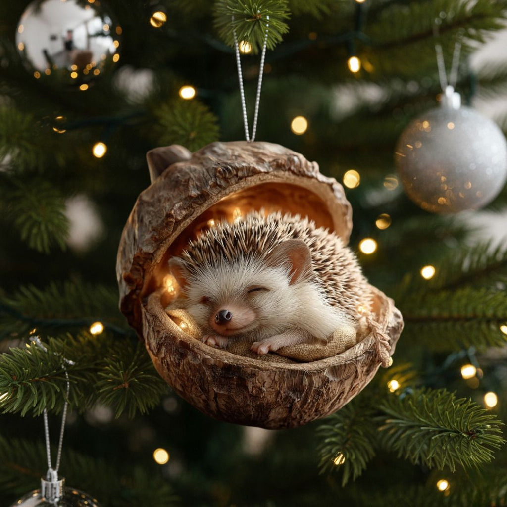 Acorn Dreams - Slapende Bosvriendjes - Handgemaakt om op te hangen