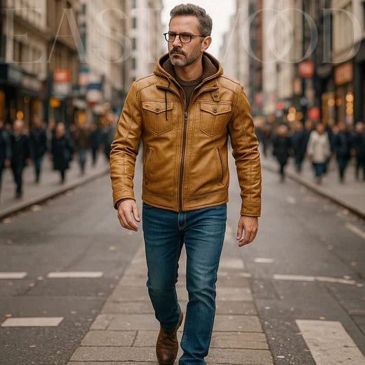 Eastwood - Chaqueta de Cuero de Alta Calidad