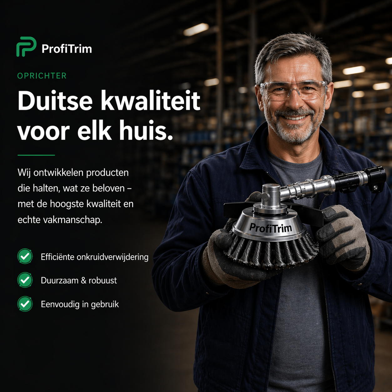 ProfiTrim – De onverwoestbare grastrimmer voor perfecte resultaten