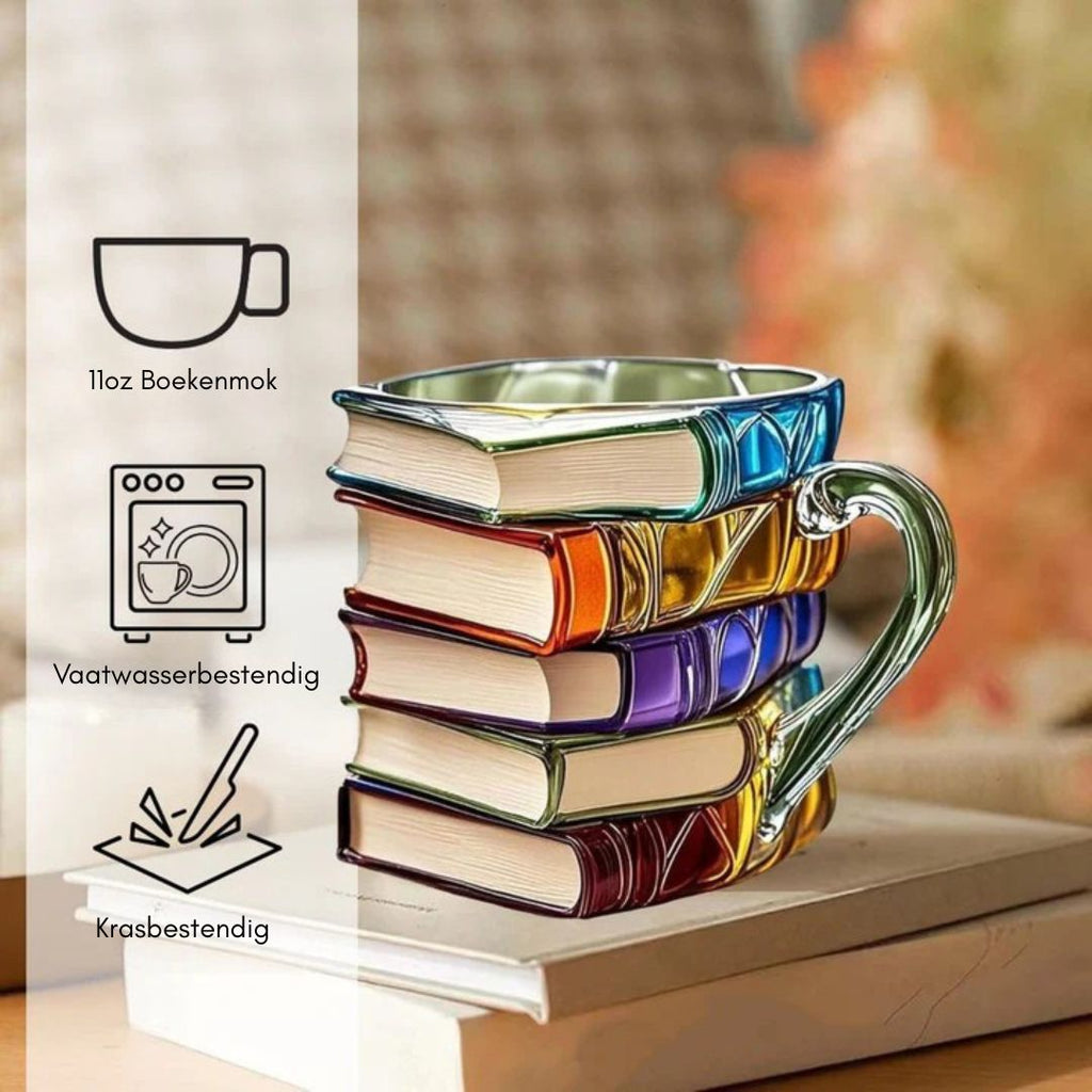 Taza 3D de placer lector hecha a mano - Original