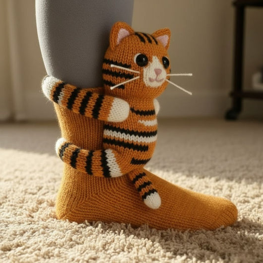 CHAUSSETTES HUGGY - toujours au chaud - Taille unique - Unisexe