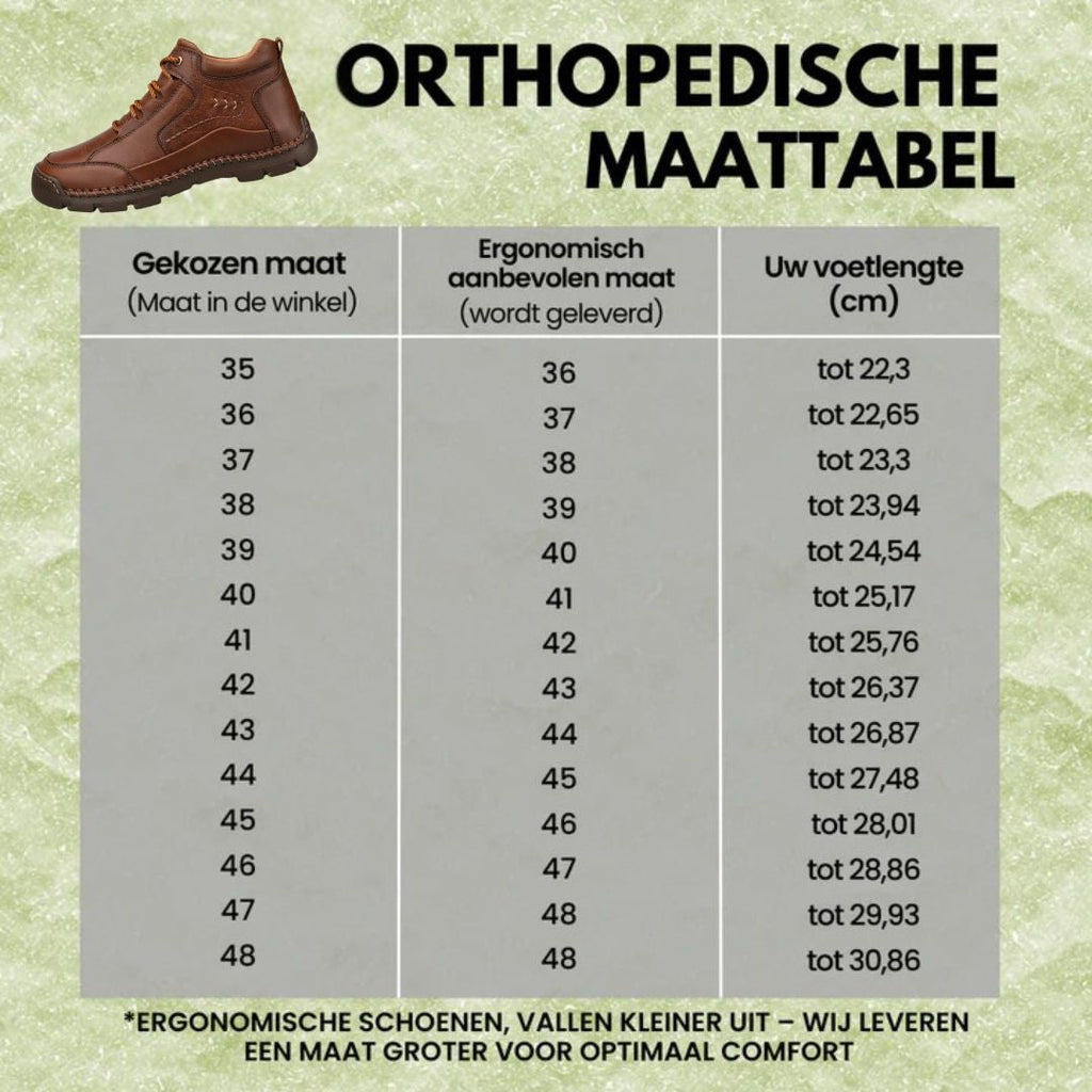 Bottes orthopédiques premium en cuir