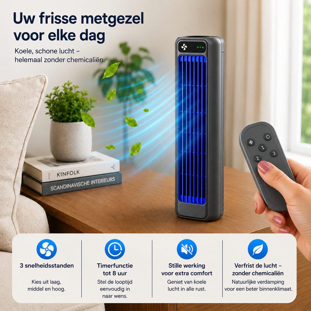 ClimateX - Climatiseur mobile – Aucune installation requise | Refroidit en un seul clic
