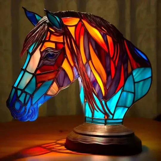 LichtPaard - handgemaakte lamp die harten laat stralen
