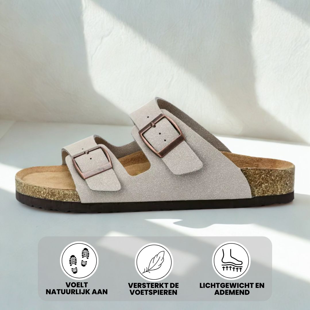 Sandales ergonomiques et antidérapantes en liège FeelFree