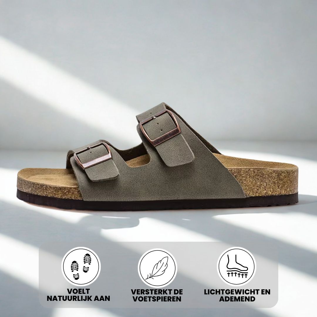 Sandales ergonomiques et antidérapantes en liège FeelFree