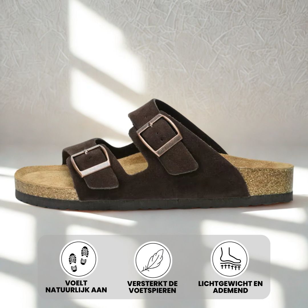 Sandales ergonomiques et antidérapantes en liège FeelFree