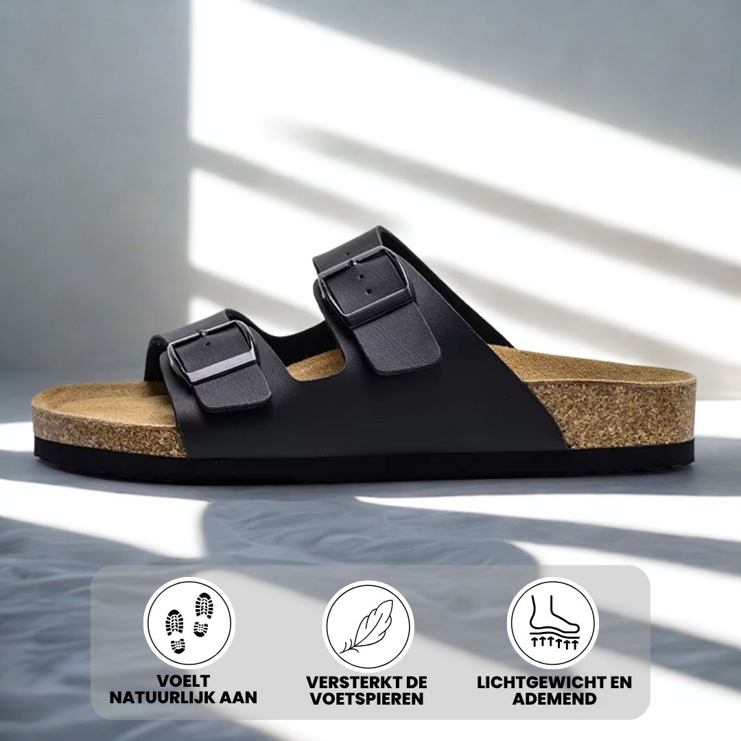 Sandales ergonomiques et antidérapantes en liège FeelFree