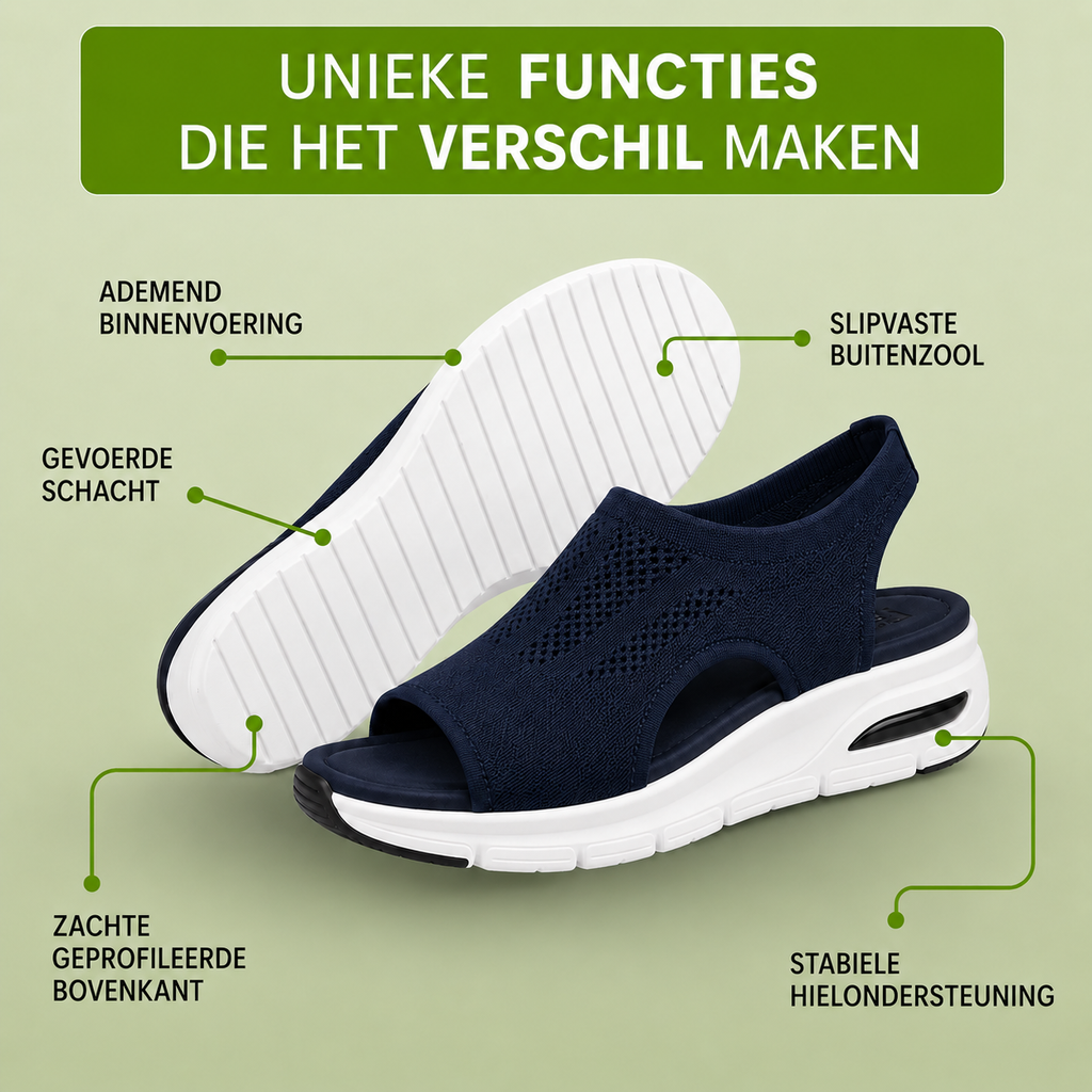 Florax - Sandales confortables antidouleur | Antidérapantes et légères