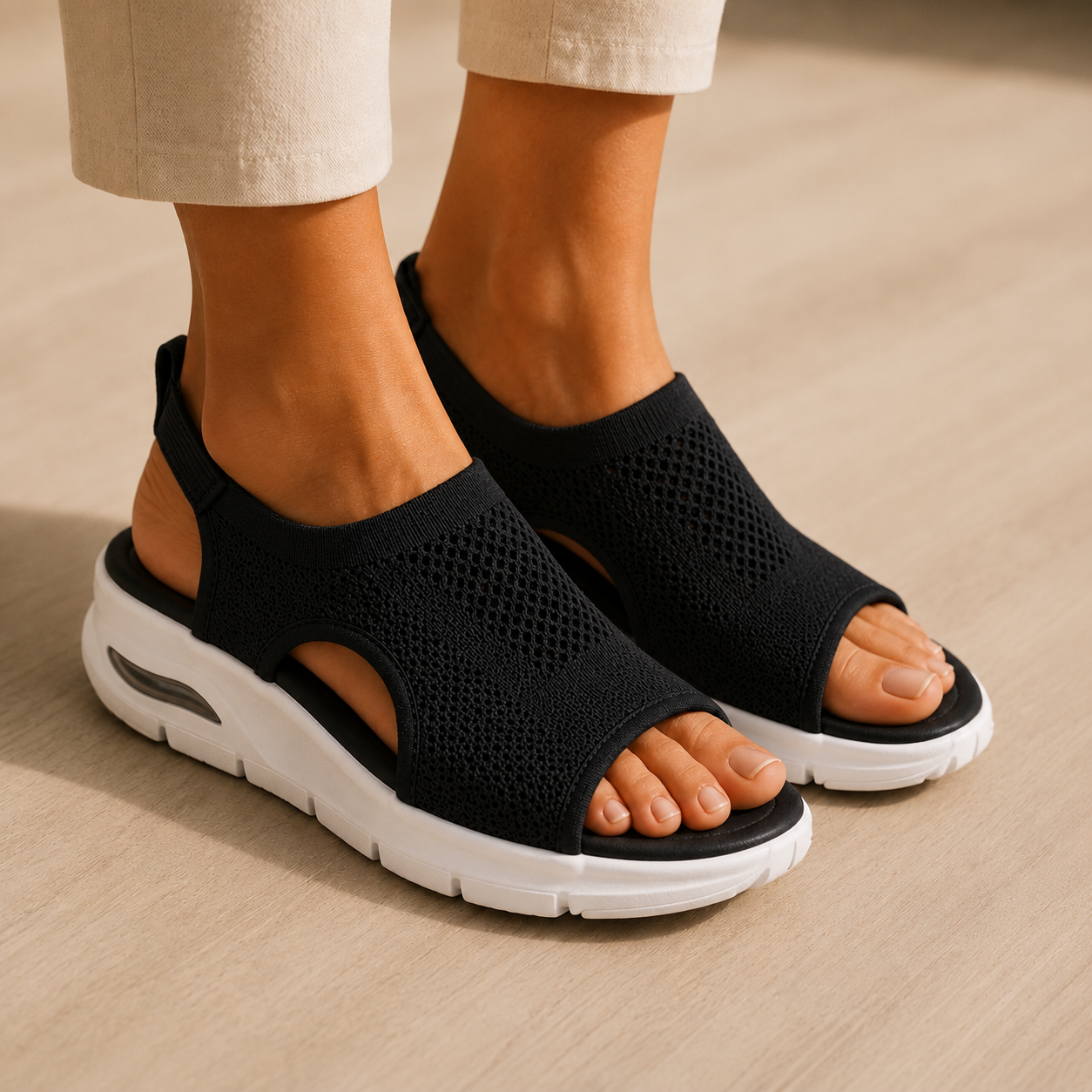 Florax - Sandales confortables antidouleur | Antidérapantes et légères