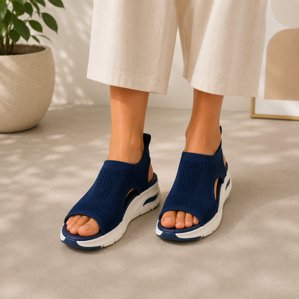Florax - Sandales confortables antidouleur | Antidérapantes et légères