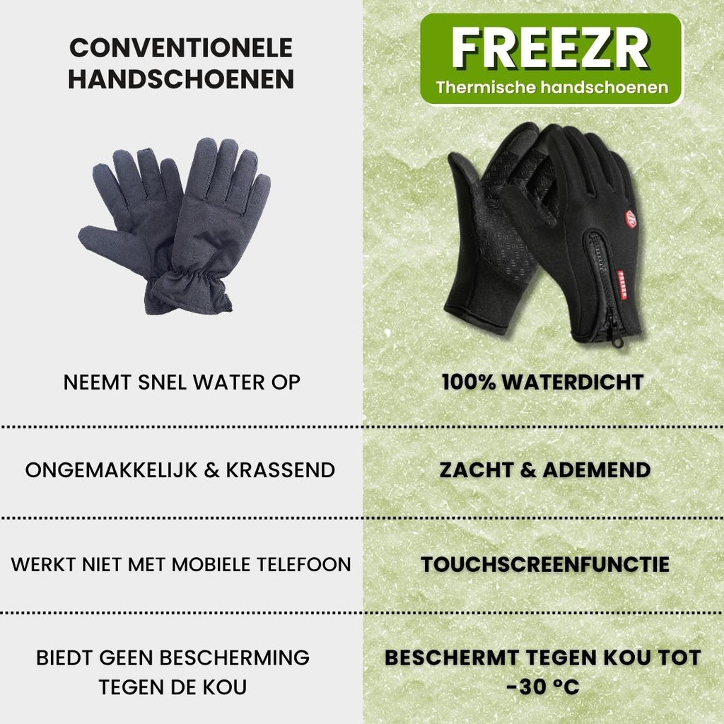 Guantes térmicos FREEZR - perfectos para cualquier aventura
