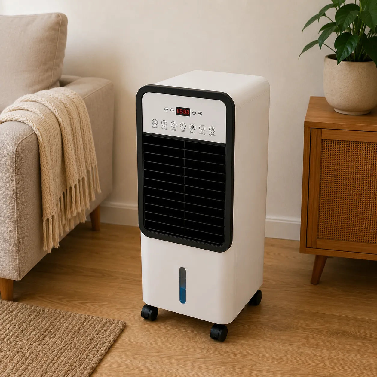 VrijKlima Max - Mobiele allround airconditioner – Koelen in de zomer, verwarmen in de winter | Geen installatie nodig