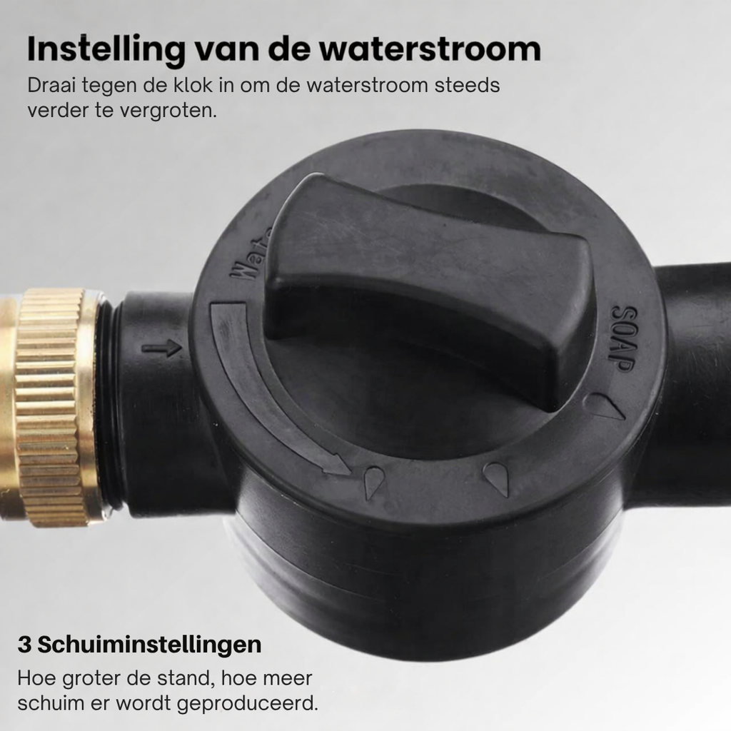 Powerwasher – Nettoyeur Haute Pression Puissant pour tout Tuyau d'Arrosage