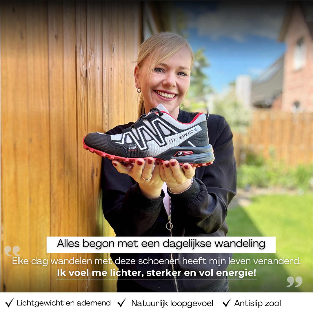 OrthoTrekking - Chaussures de trekking et de randonnée imperméables et antidérapantes