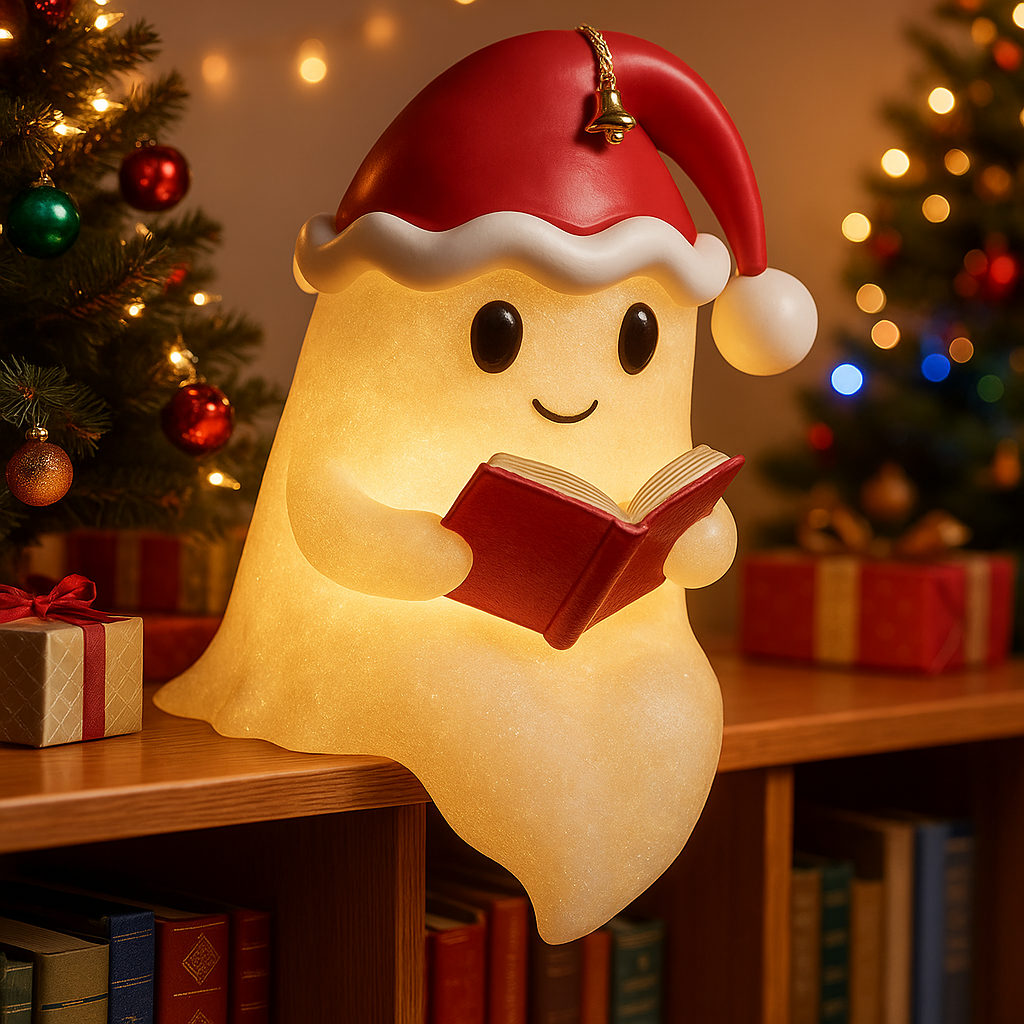 Lámpara de noche con motivos navideños