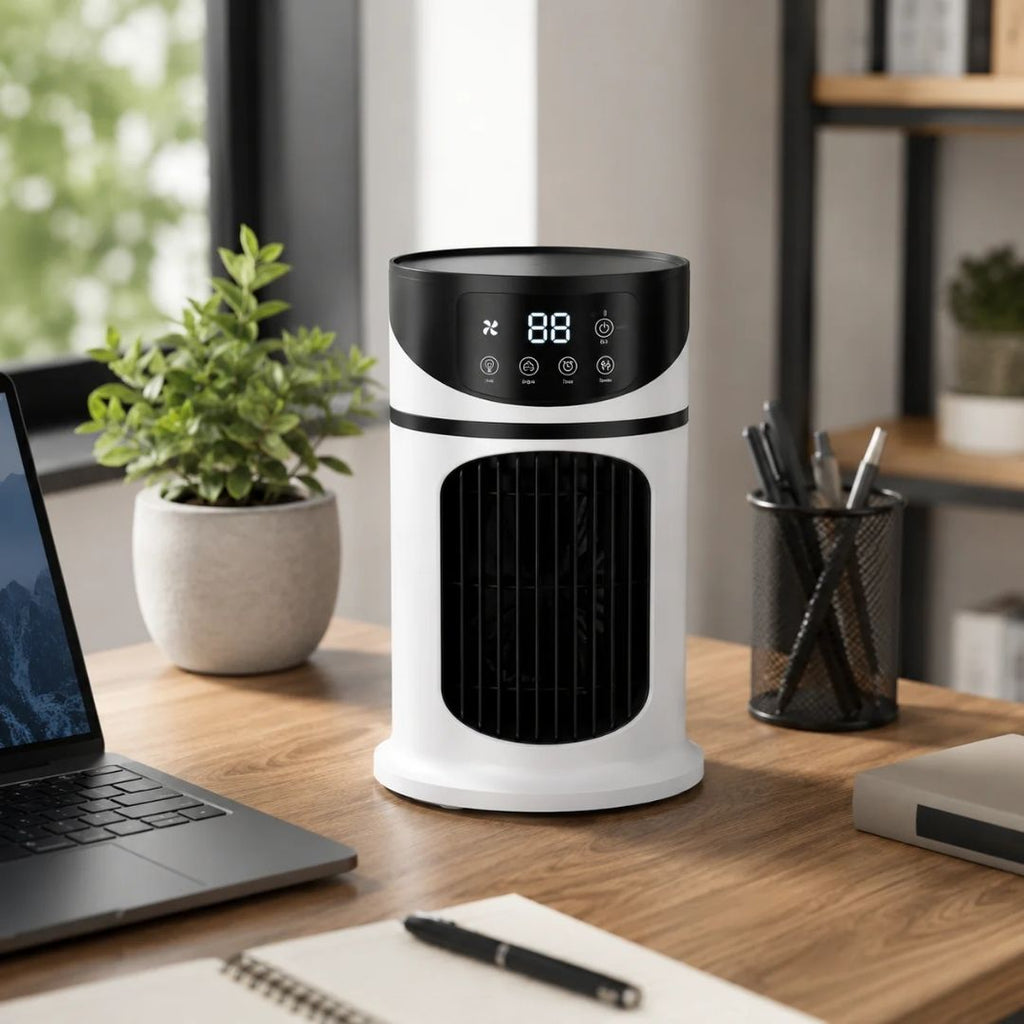 NanoChill Pro - Refroidisseur d'air mobile – Aucune installation requise | Refroidit en un seul clic
