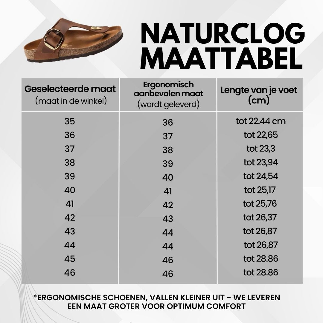 NaturClogs ergonomische klompen