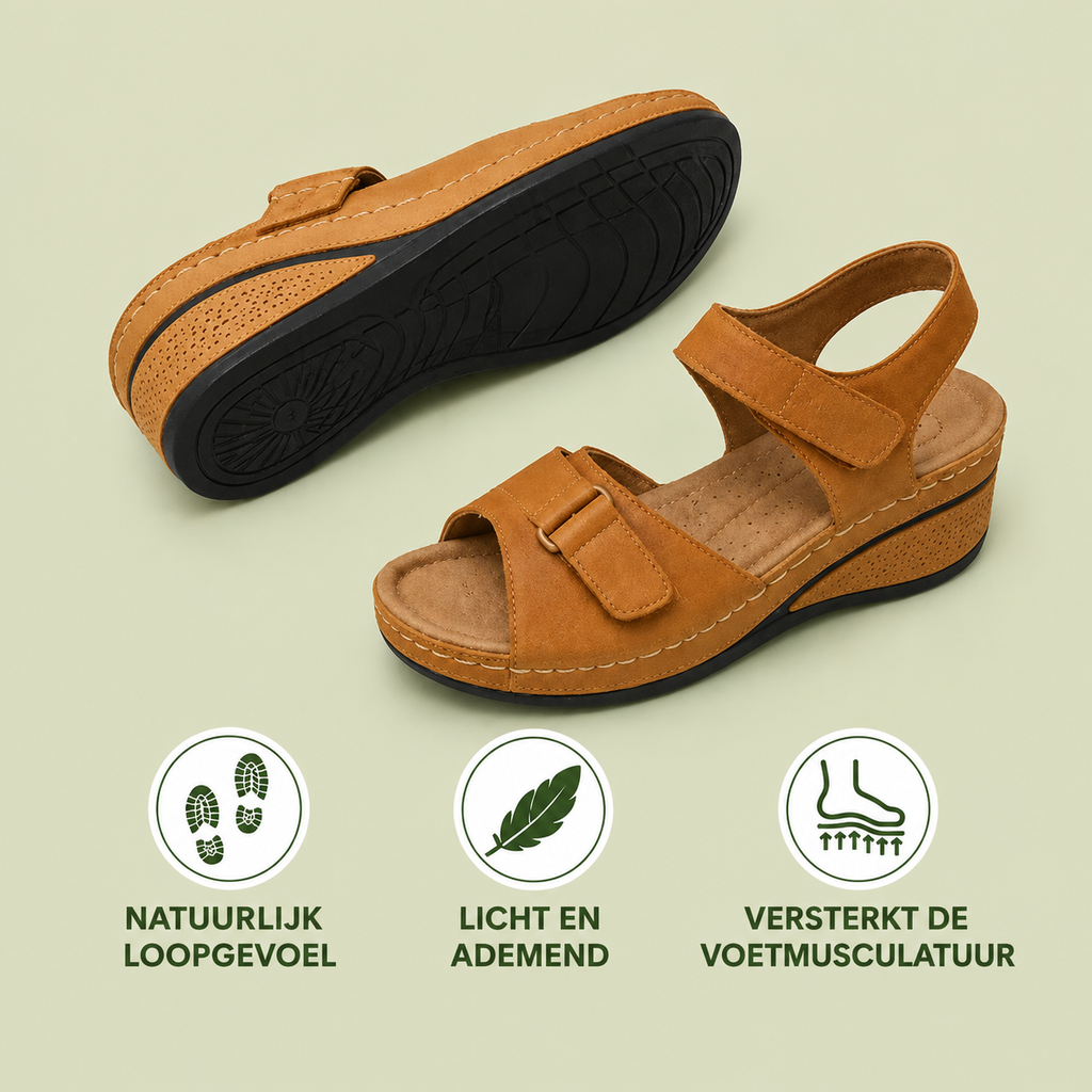 OrthoLine - Sandales Confort Anti-Douleur | Semelle ergonomique · Antidérapantes · Ultra légères