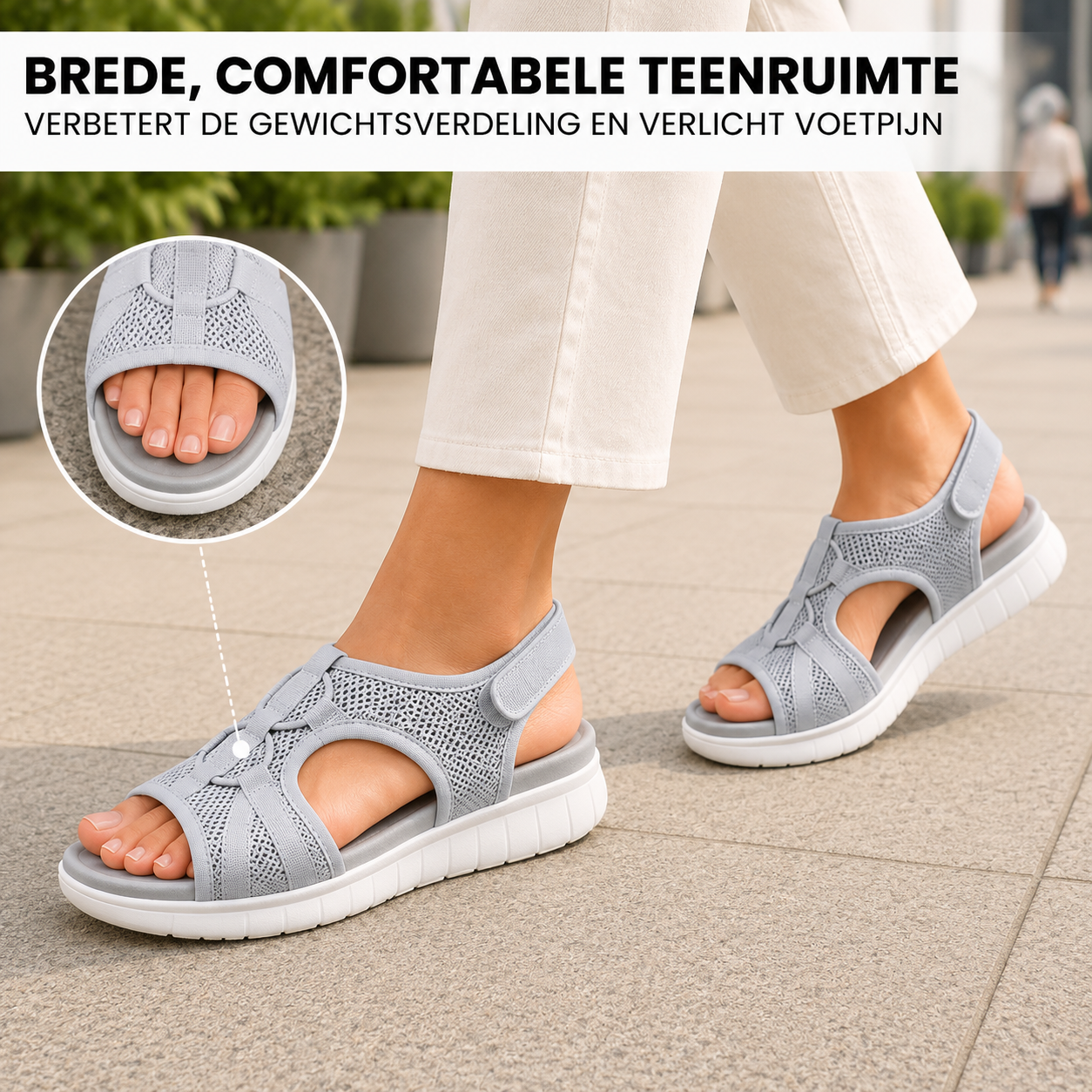 OrthoCloud - Pijnverlichtende, comfortabele sandalen | Antislip & vederlicht