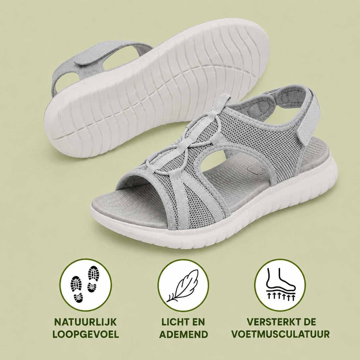 OrthoCloud - Pijnverlichtende, comfortabele sandalen | Antislip & vederlicht