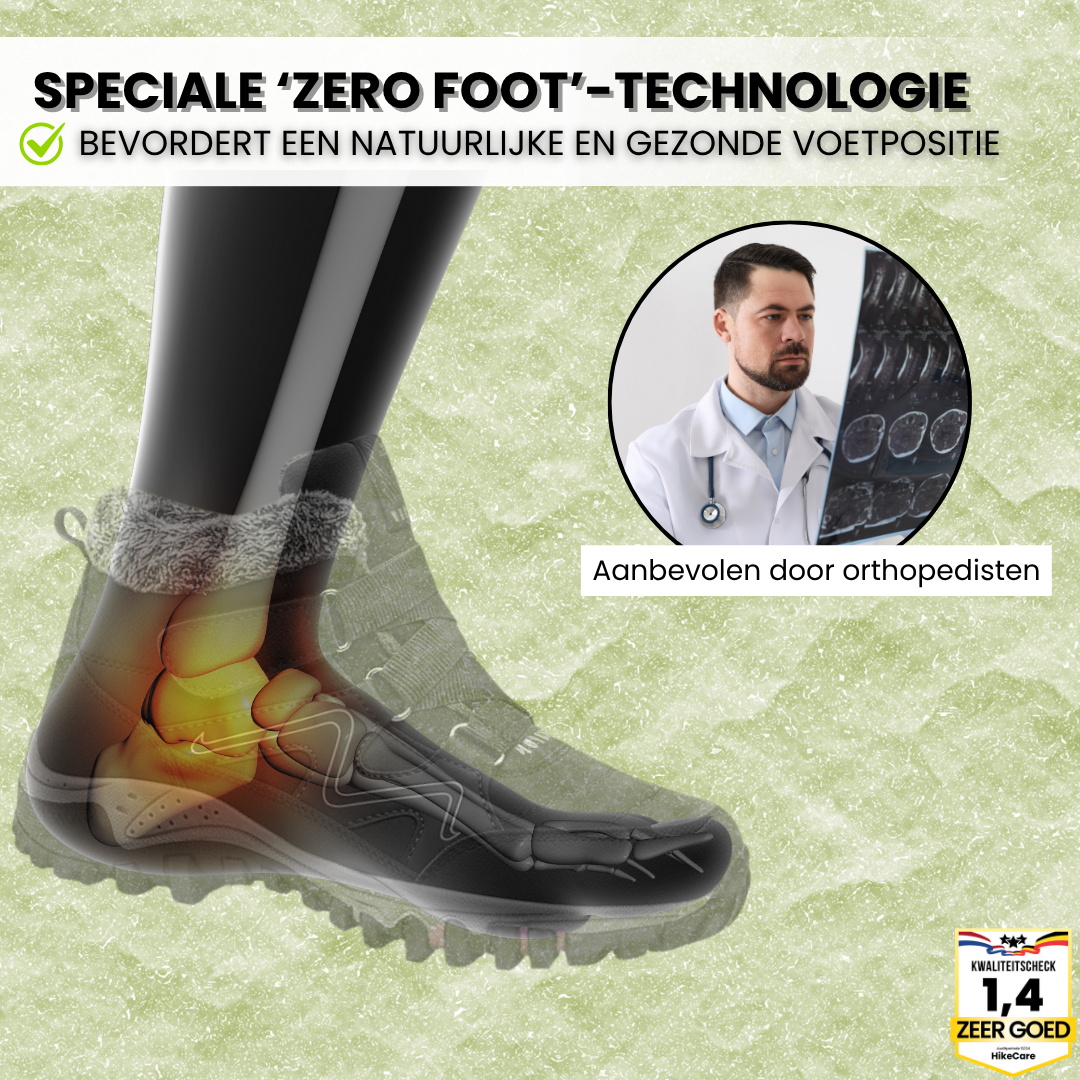 OrthoFit Winter - ergonomische, waterdichte en antislip schoen voor pijnverlichting