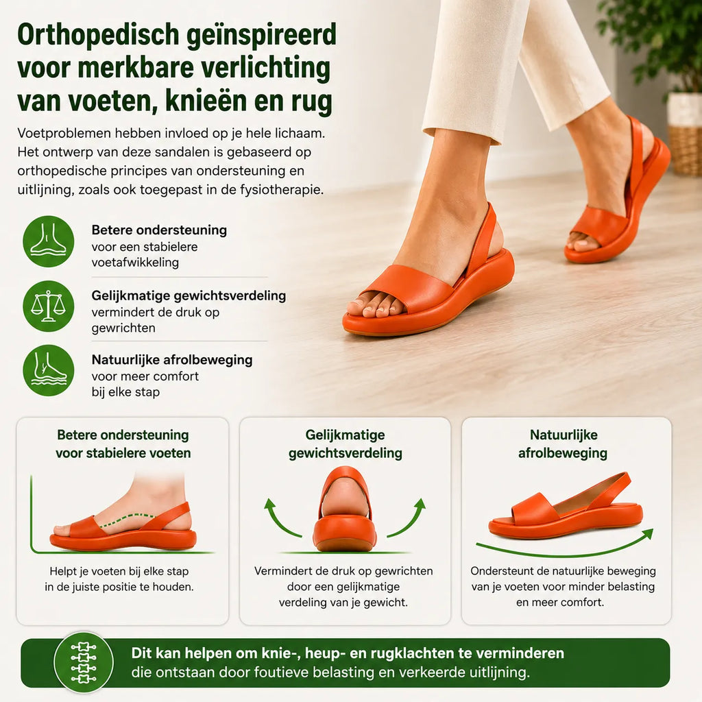 OrthoSandaal — Pijnverlichtende comfortsandalen | Antislip & lichtgewicht