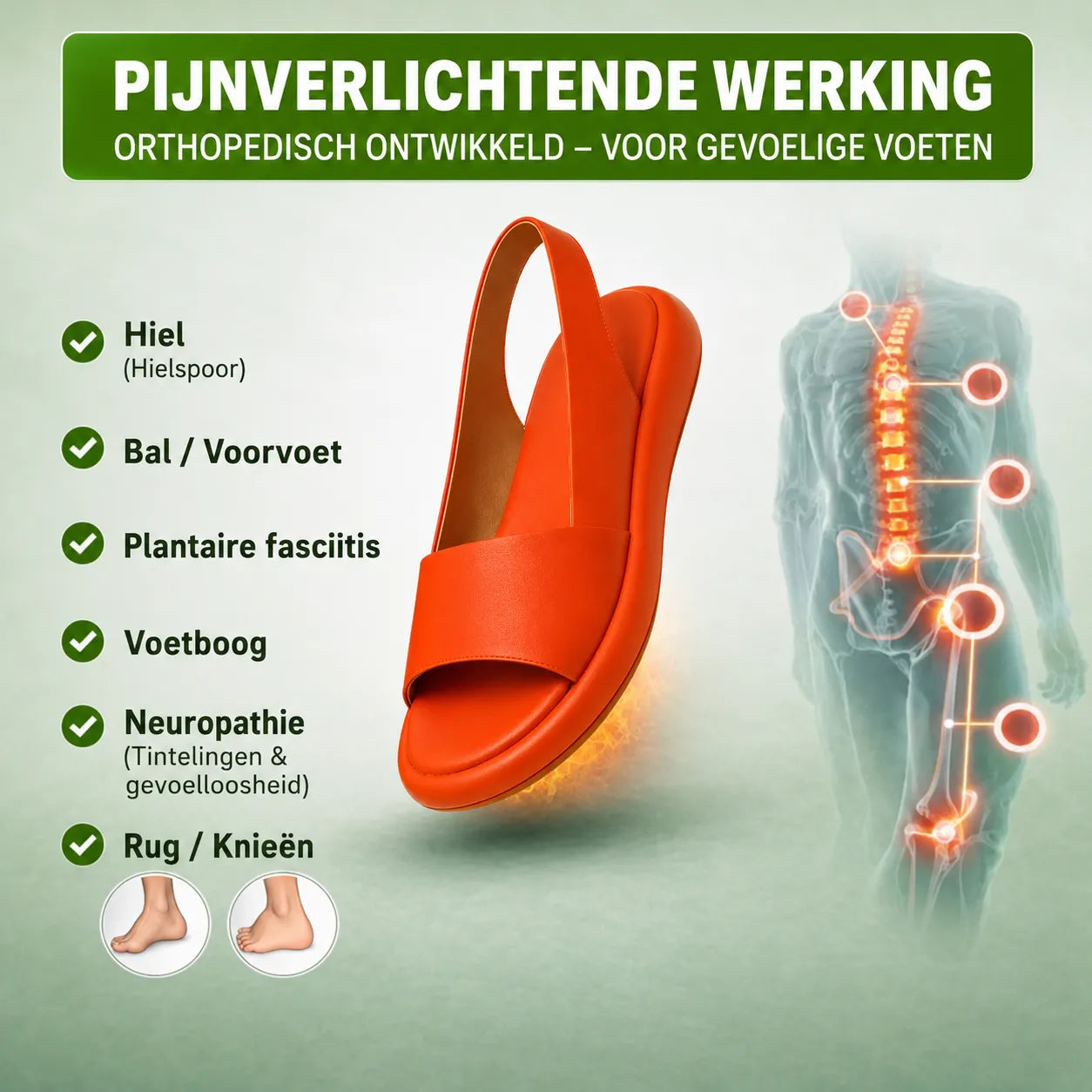 OrthoSandale — Pijnverlichtende comfortsandalen | Antislip & lichtgewicht
