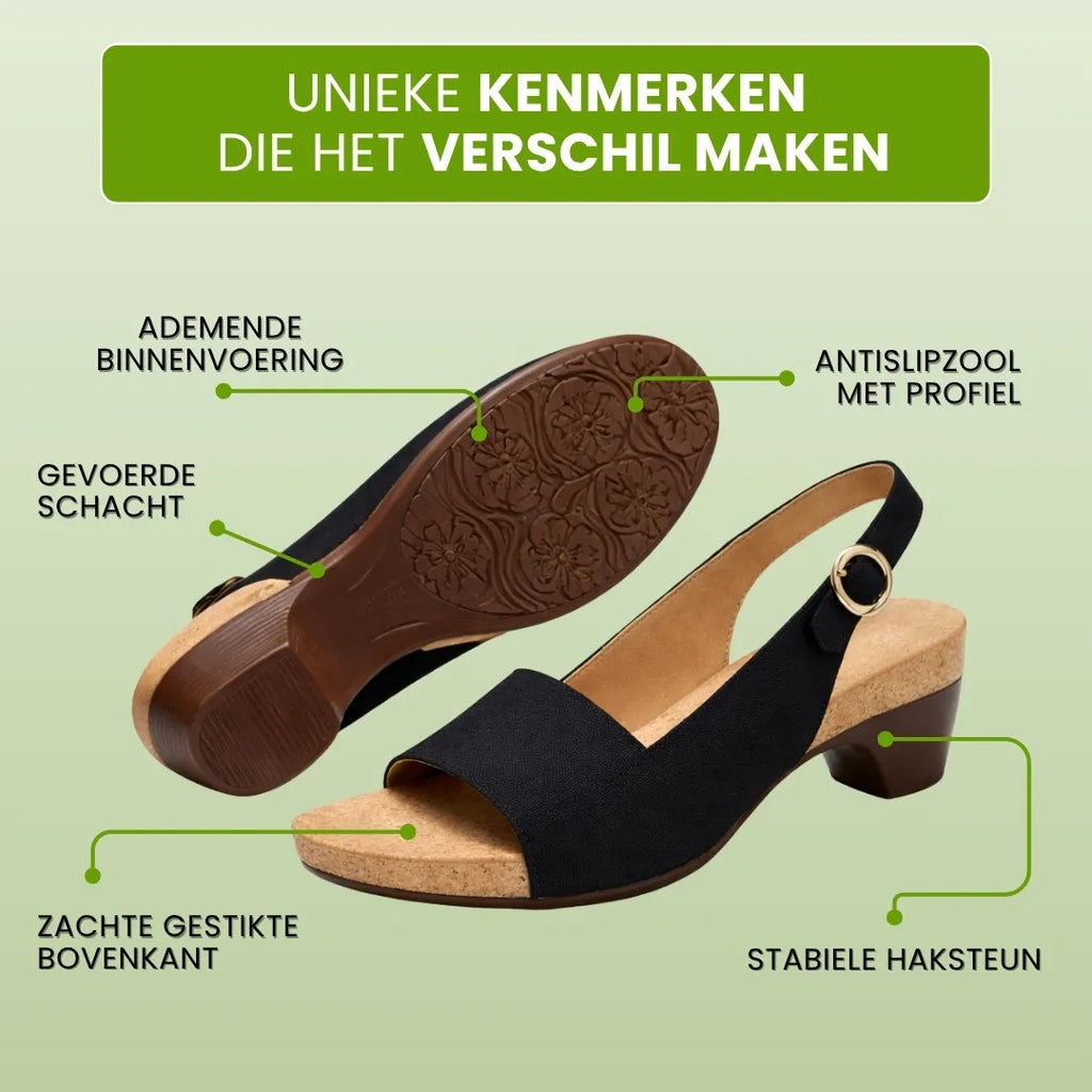 Sandales confortables OrthoSun anti-douleur | Conception ergonomique