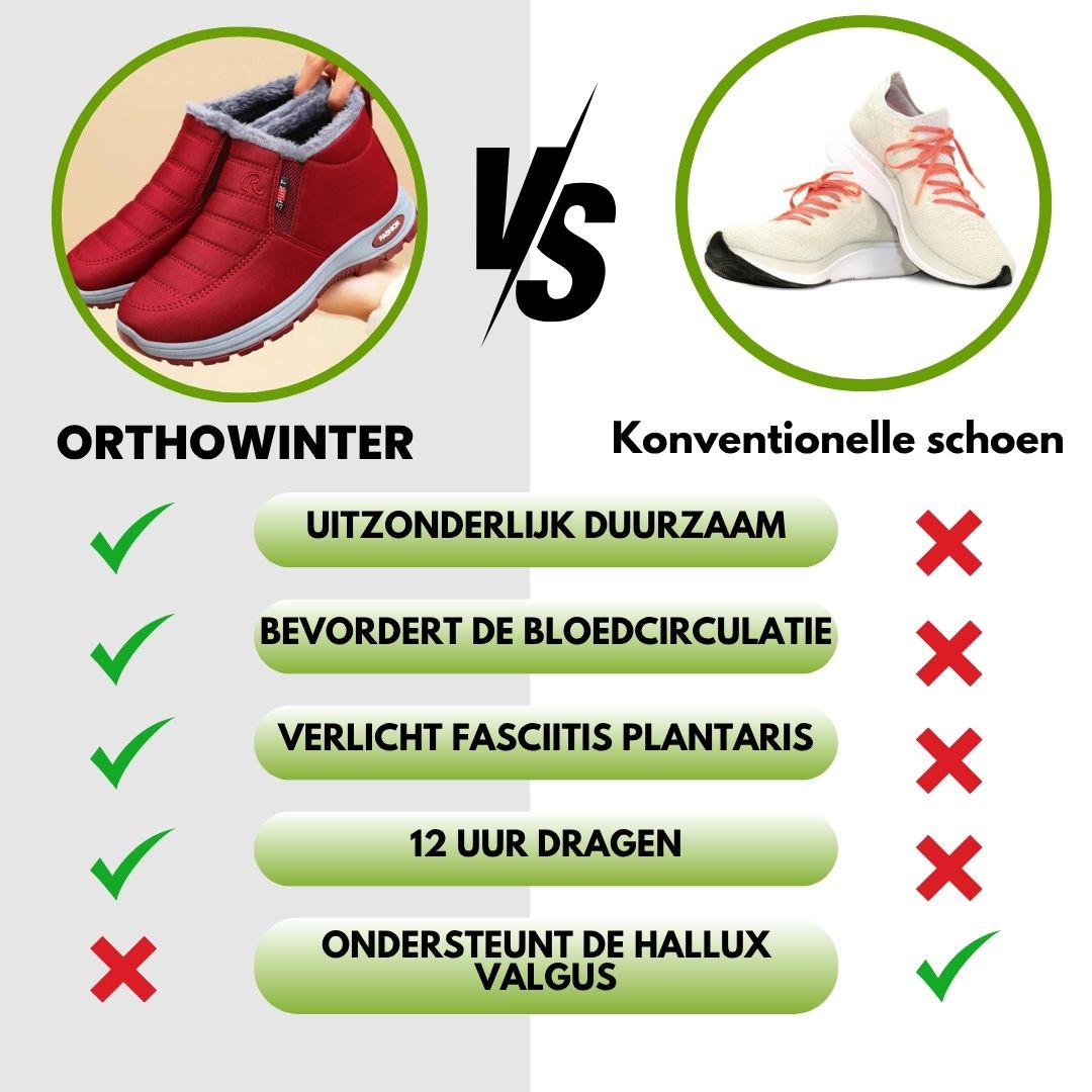 OrthoWinter - chaussures ergonomiques, imperméables et isolées pour l'automne et l'hiver