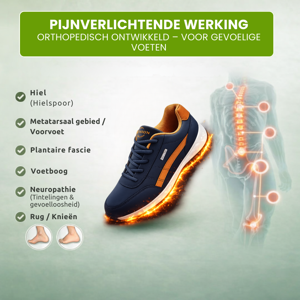 OrthoX – Pijnverlichtende comfort­schoenen – Unisex | Ergonomisch ontwerp